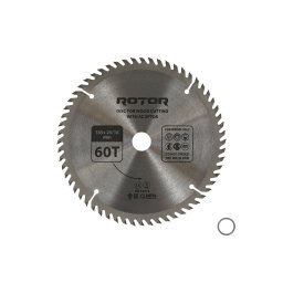Disc circular pentru taiat lemn Rotor 185 mm, 60T, cu adaptor 20/16