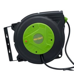 Prelungitor cu tambur automat 15 m ProCraft EK15N, cablu cauciuc 3x1,5 mm²