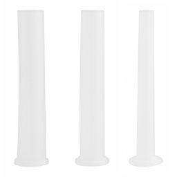 Set 3 palnii din plastic alimentar pentru carnati Elefant, 15/19/22 mm