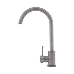 Baterie bucatarie inox SUS 304 crom mat, pipa fixa 360° Flow FB-011