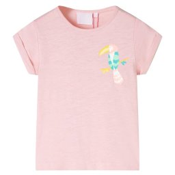 Tricou pentru copii, roz deschis, 140 GartenMobel Dekor