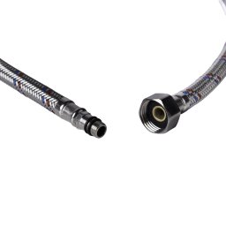 Racord flexibil apa 40 cm inox, F1/2 interior x M10 exterior, Flow FRF-40