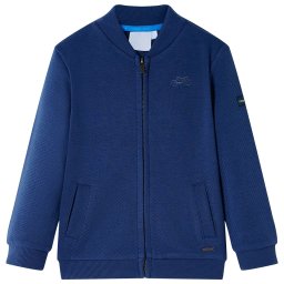 Hanorac pentru copii cu fermoar, bleumarin, 92 GartenMobel Dekor