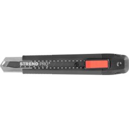 Cutter profesional Strend Pro Premium BlackMatt SoftTouch, lama 18 mm