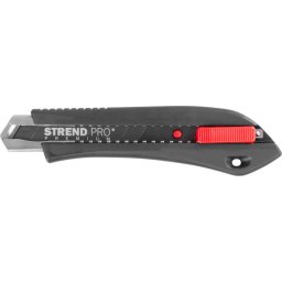 Cutter profesional Strend Pro Premium BlackMatt SoftTouch, lama 18 mm
