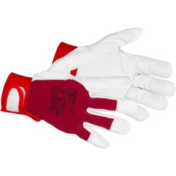 Manusi de protectie Strend Pro Marvic, palma din piele, marimea 8/M (12 perechi)
