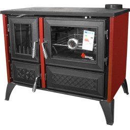 Soba cu plita si cuptor STELA 801, evacuare dreapta, bordo, din fonta