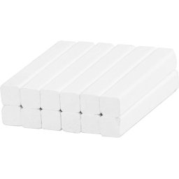 Creta alba Strend Pro pentru tabla si asfalt, 12 buc (1x1x10 cm)