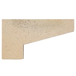 Caramida samota tip coltar 18×32,5 cm, grosime 2,5–9,5 mm
