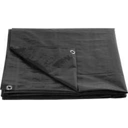 Prelata tarpaulin Strong 4x6 m, 200 g/m², antracit, cu ochiuri