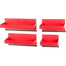 Suport magnetic pentru unelte Strend Pro cu polita, set 4 bucati