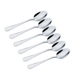 Set 6 linguri de masa MagicHome din inox, 24,5 cm, pentru uz zilnic