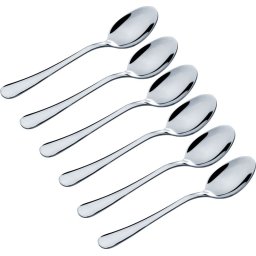 Set 6 lingurite de ceai din inox MagicHome pentru masa, 18 cm