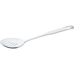 Lingura de servire perforata MagicHome din inox, 33 cm, cu agatatoare