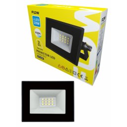 Proiector LED Flow 10W, 6500K lumina rece, IP65 pentru exterior (FPL10W)