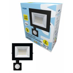 Proiector LED 20W cu senzor de miscare, 6500K, IP65, Flow FPL20W-SM