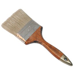 Pensula din par natural 3,5” cu maner din lemn lacuit, 15 mm