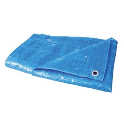 Prelata impermeabila 4x5 m pentru protectie, cu inele metalice de prindere