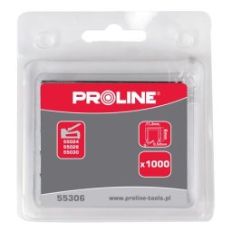 Capse din otel tip 53, 6 mm, set 1000 bucati pentru capsator