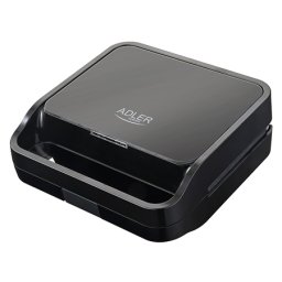 Sandwich maker 2 în 1 Adler AD 3070 negru, placi interschimbabile 850W
