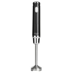 Blender de mana Adler 350W, picior din inox detasabil, negru
