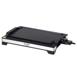Grill electric de masa Adler AD 6613, 3000W, plita antiaderenta, 240°C