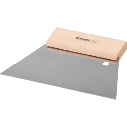 Gletiera cu dinti din inox Strend Pro Premium, maner lemn, 108x180 mm