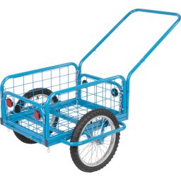 Carucior de transport Victor Blue cu roti pneumatice, sarcina max. 100 kg