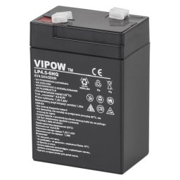 Acumulator stationar AGM VRLA 6V 4.5Ah Vipow HQ pentru UPS si alarme