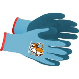 Manusi de gradinarit pentru copii Strend Pro Monty, marimea 5, albastre