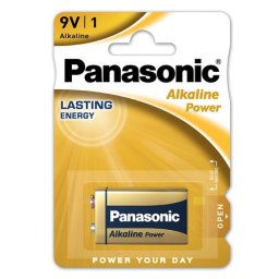 Baterie alcalina Panasonic Bronze 9V (LR9V), blister 1 bucata