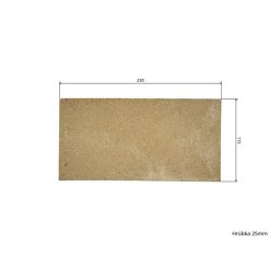 Caramida de samota refractara 23 x 11,5 x 2,5 cm Strend Pro