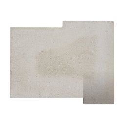 Caramida samota decupata 25,5 x 15,5 x 2,5 cm pentru sobe