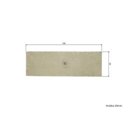 Caramida samota refractara 180x60x20 mm pentru soba si semineu