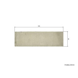 Caramida samota refractara 29,5 x 9 x 2,5 cm pentru sobe si seminee