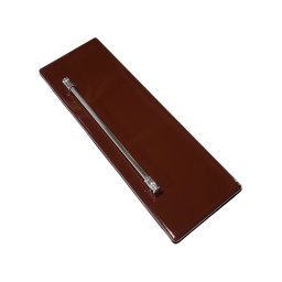 Usa inferioara maro pentru lemne la soba Kuzine, cu maner metalic