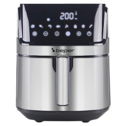 Friteuza cu aer cald Beper 7L, 1700W, control digital cu 8 programe