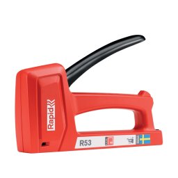 Capsator manual Rapid R53 pentru capse tip 53, 4–10 mm (tapiterie, decor)