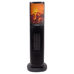 Aeroterma ceramica tip turn Beper cu telecomanda, timer 8h si LED flacara