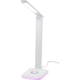 Lampa de birou LED Strend Pro cu control tactil, dimmer si RGB, 4W, alb
