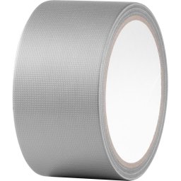 Banda adeziva textila Strend Pro, gri, 50 mm x 10 m pentru reparatii si fixare
