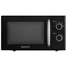 Cuptor cu microunde Daewoo 20L, 700W, control mecanic, negru