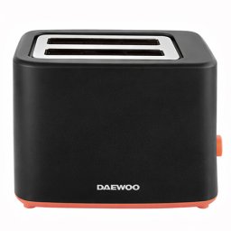 Prajitor de paine Daewoo 900W, 2 felii, 7 trepte, negru