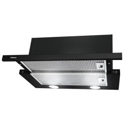 Hota telescopica incorporabila Hansa 475MC/H 60, 500 m³/h, neagra