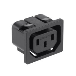 Mufa alimentare PC mama pe placa (IEC), conector pentru surse si carcase