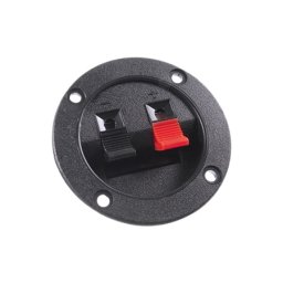 Conector boxa rotund cu 2 contacte, pentru montaj pe panou