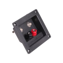 Conector boxa pentru panou cu 2 banane + 2 jack 6,3 mm (mama)
