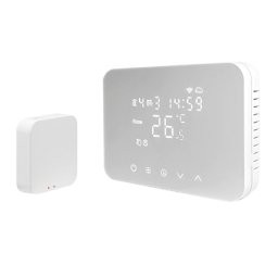 Termostat smart cu ecran tactil si Wi‑Fi Isnatch pentru încalzire