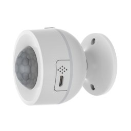 Senzor de miscare PIR smart Wi‑Fi Isnatch, compatibil Hey Smart