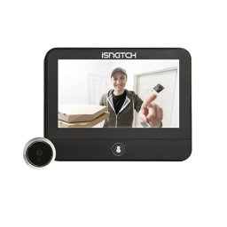 Vizor smart Wi‑Fi Isnatch 2K cu monitor IPS 4,3" si audio bidirectional